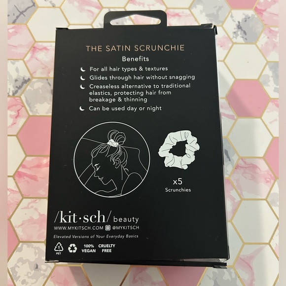 Kitsch - The Satin Scrunchie 5 Pack - Picture 2 of 2